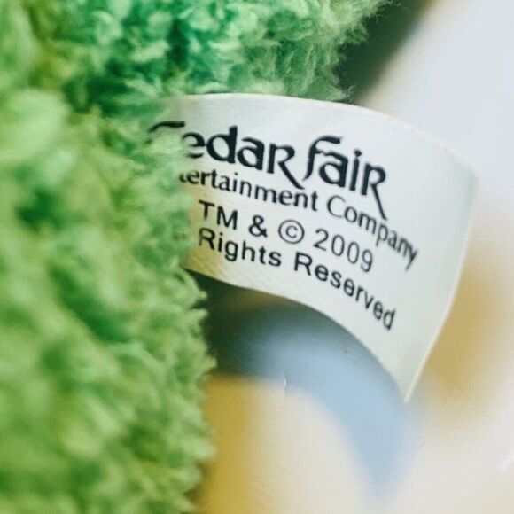 2009 Carowinds Lime Green Hanging Monkey Plush 16" Stuffed Animal Toy - Picture 5 of 5